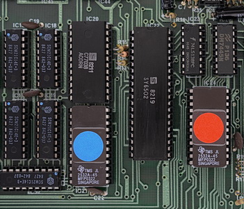 GoSDC in an Atom's processor socket, before