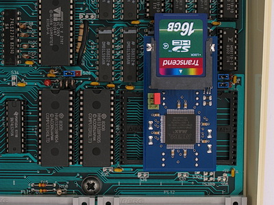 GoSDC in a BBC model B without adapter