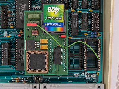 GoMMC in a BBC model B with adapter