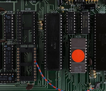 GoSDC in an Atom with adapter in IC21, halfway