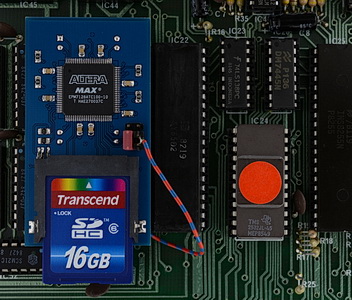 GoSDC in an Atom with adapter in IC21, after